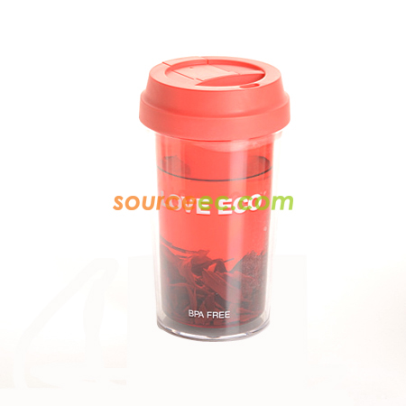 礼品订购360ML环保咖啡杯广告