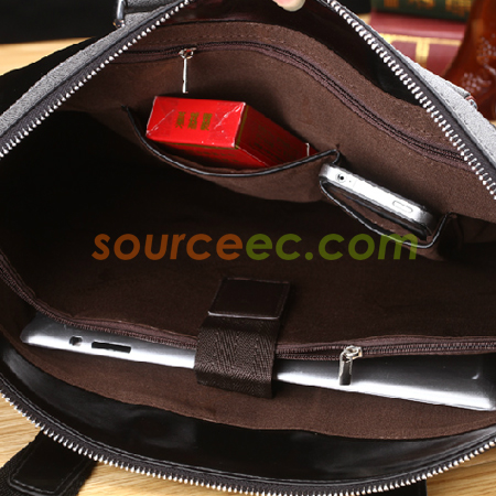 礼品订购真皮公文包广告