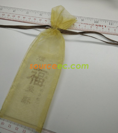 礼品订购网纱袋广告