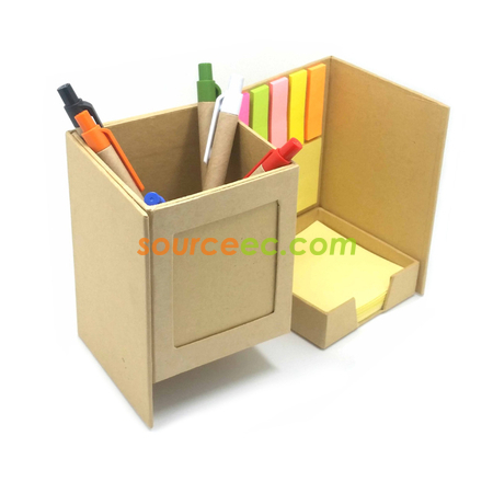 礼品订购带便条笔筒广告