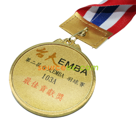 礼品订购羽毛球奖牌广告