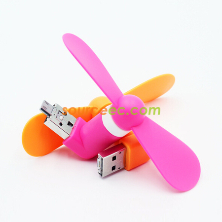 礼品订购USB 迷你手机风扇广告