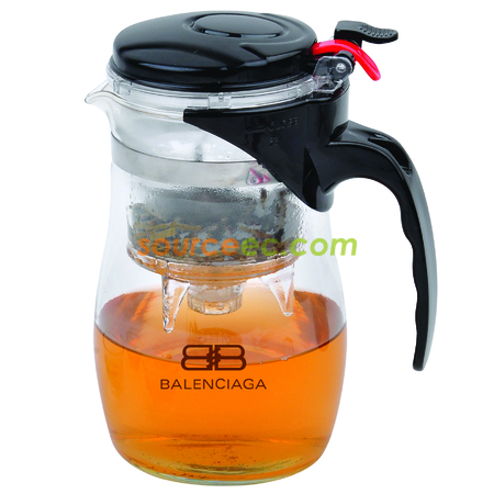 礼品订购750ML玻璃泡茶杯套装广告