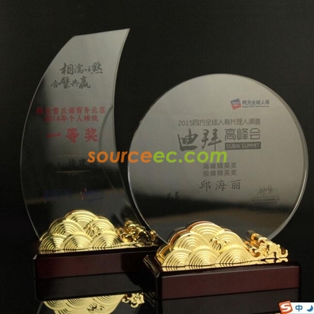 礼品订购水晶獎座广告