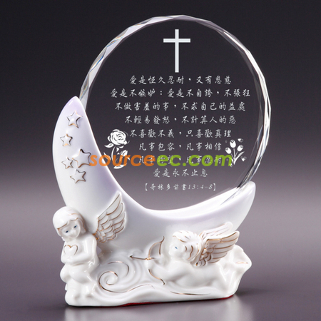 水晶奖座