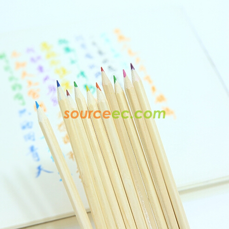 礼品订购12色木盒彩色铅笔广告