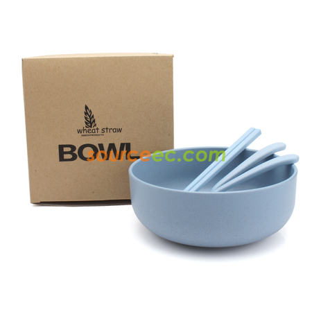 礼品订购小麦环保餐具套装广告