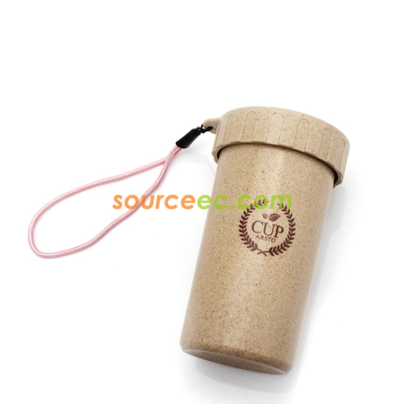 礼品订购360ML 麦秆广告杯广告