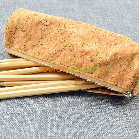 礼品订购软木环保文具袋广告