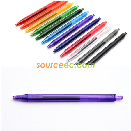 礼品订购瑞可透明中性笔广告