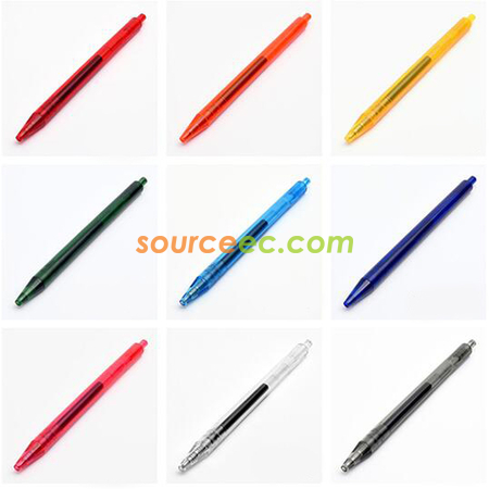 礼品订购瑞可透明中性笔广告