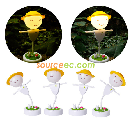 礼品订购稻草人灯广告