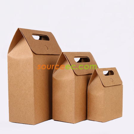 牛皮纸手提礼品盒