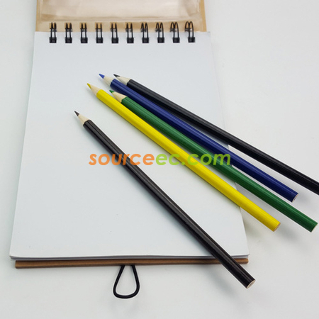 礼品订购彩色铅笔记事簿广告