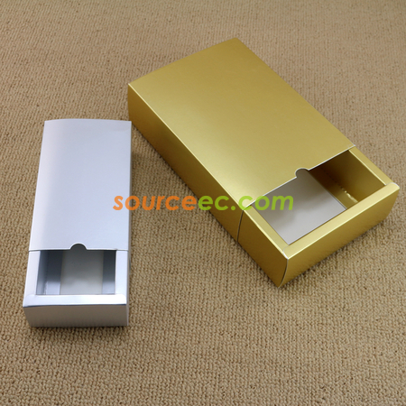 礼品订购金银卡纸礼品盒广告