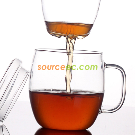 礼品订购玻璃泡茶杯广告