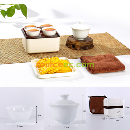 礼品订购便携旅行茶具套装广告