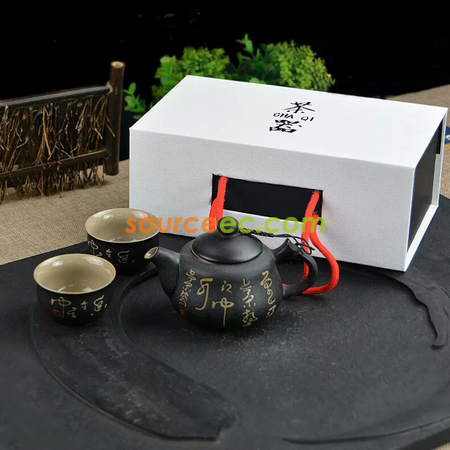 礼品订购茶具套装广告