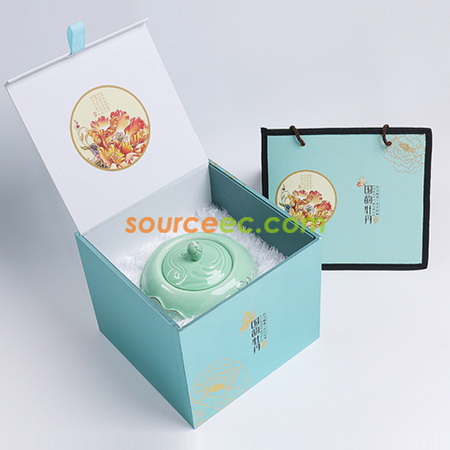 礼品订购陶瓷茶叶罐广告