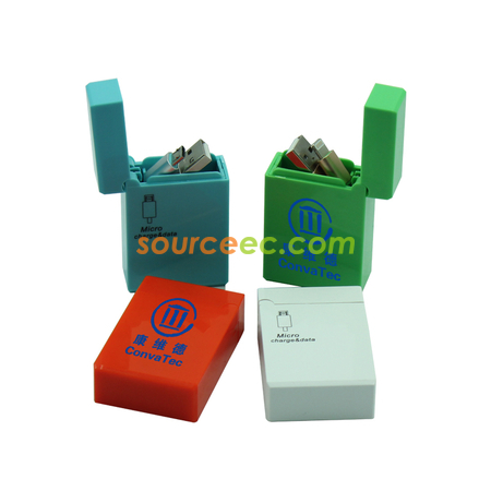 礼品订购USB伸缩数据线广告