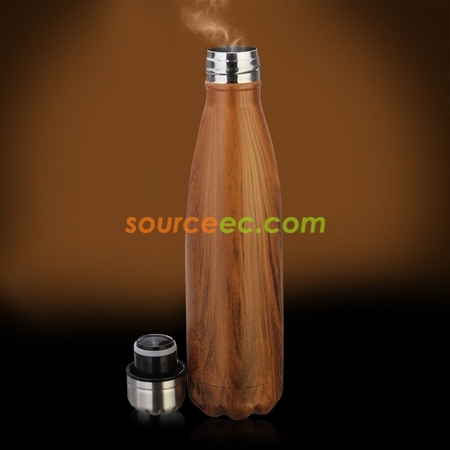 礼品订购500ML 木纹可乐保温杯广告