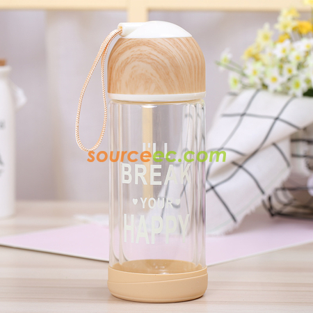 礼品订购260ML 双层隔热玻璃杯广告