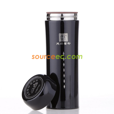 礼品订购350ML 紫砂保温杯广告