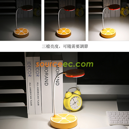 礼品订购水果造型护眼台灯广告