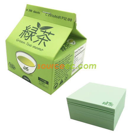 礼品订购创意牛奶盒便签纸广告