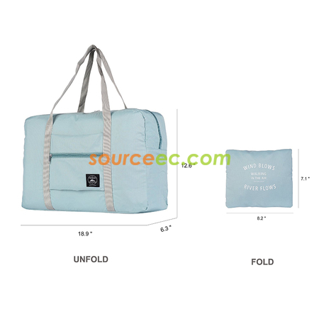 礼品订购Travel Foldable Waterproof Tote Bag广告