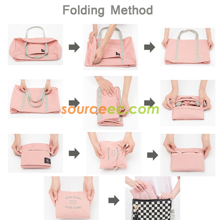 礼品订购Travel Foldable Waterproof Tote Bag广告