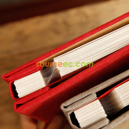礼品订购高档粘贴式复古相册广告