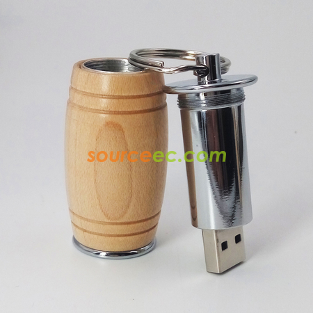 礼品订购酒桶USB广告