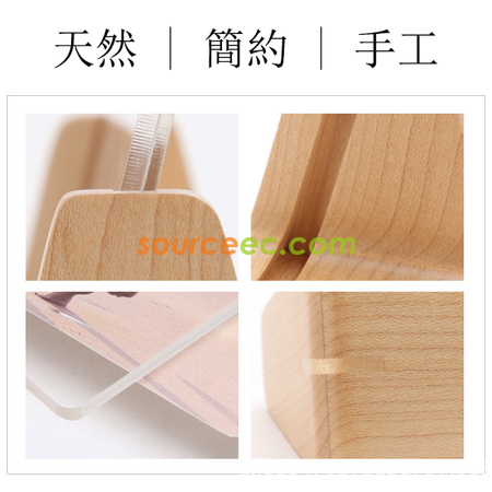 礼品订购欧式原木制相架广告
