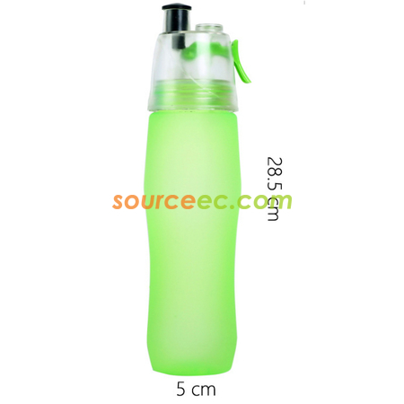 礼品订购700ML运动喷水水壶广告
