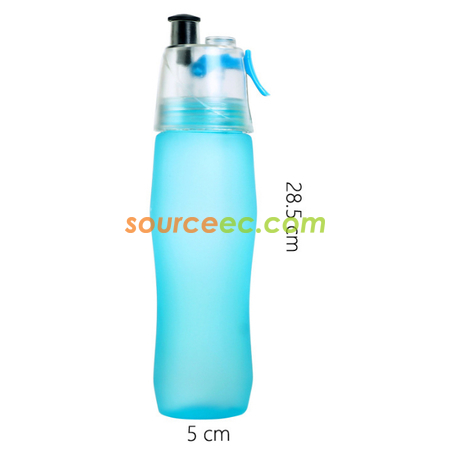 礼品订购700ML运动喷水水壶广告