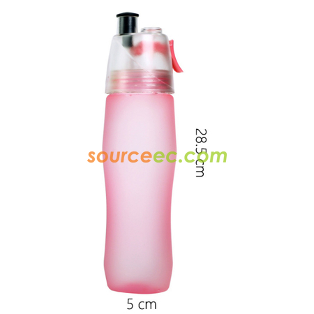 礼品订购700ML运动喷水水壶广告