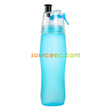 礼品订购700ML运动喷水水壶广告