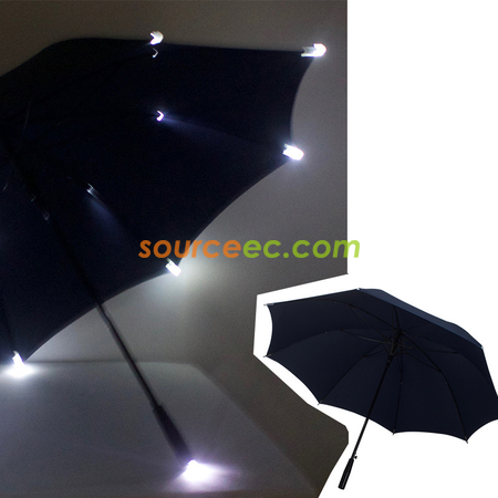 高尔夫灯光广告自动伞