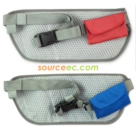 礼品订购拼色户外腰包广告