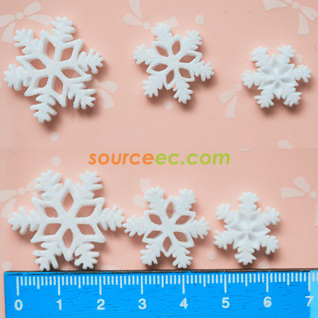 礼品订购树脂雪花片广告