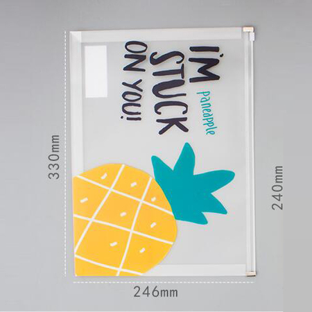 礼品订购拉链文件袋广告