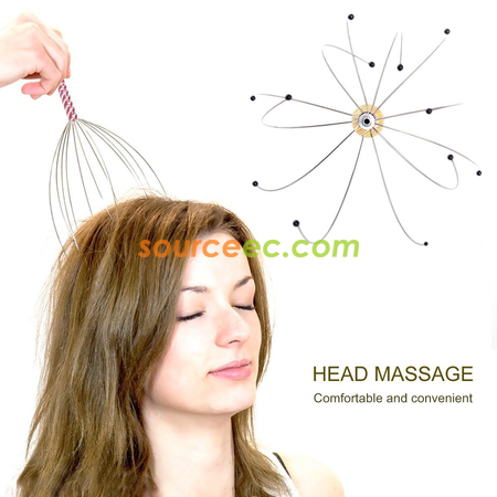 礼品订购Hand Held Scalp Head Massager广告