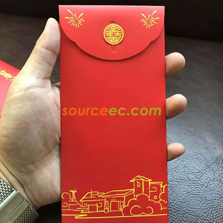 礼品订购新年金币红包礼品广告