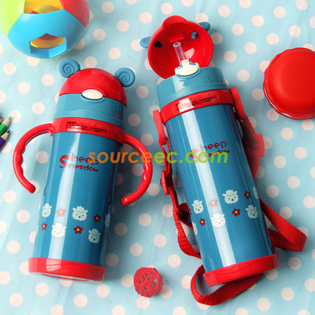礼品订购500ML 动物儿童保温杯纪念品广告