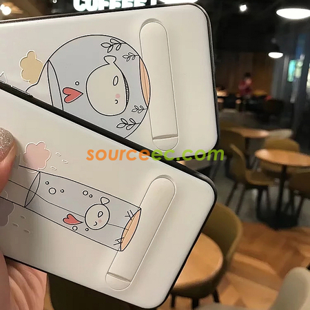 礼品订购隐形支架手机壳广告