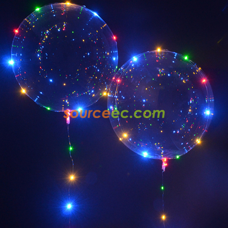 带杆发光波波球
