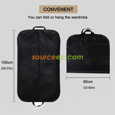 礼品订购西装西服防尘折叠手提挂袋广告