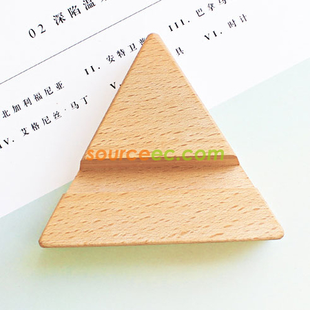 礼品订购木制手机座广告