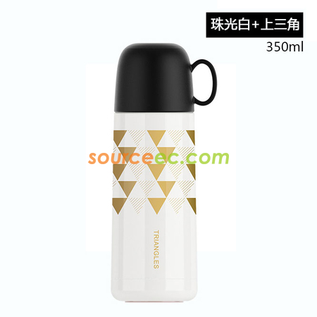 礼品订购350ML 三角保温杯广告